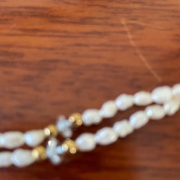 Freshwater Rice Pearl & Semiprecious Beaded Necklace & Bracelet Set - Picture 7 of 8